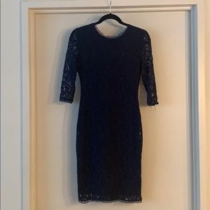 Navy Lace Dress